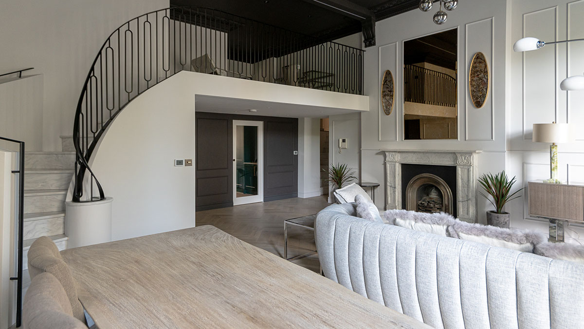 After: Stylishly furnished London flat living room by InStyle Direct, maximizing rental appeal for investors